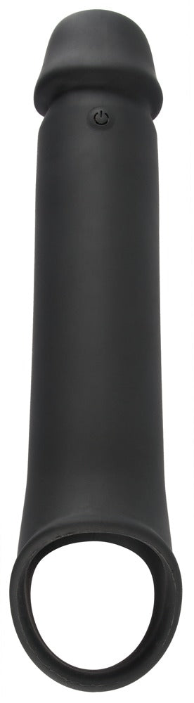 Rebel penisuitbreiding met vibratie - Zwart - Rebel - SKU: 5508250000