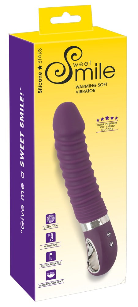 Sweet Smile Warming vibrator Zachte - Paars - Sweet Smile - SKU: 5510230000