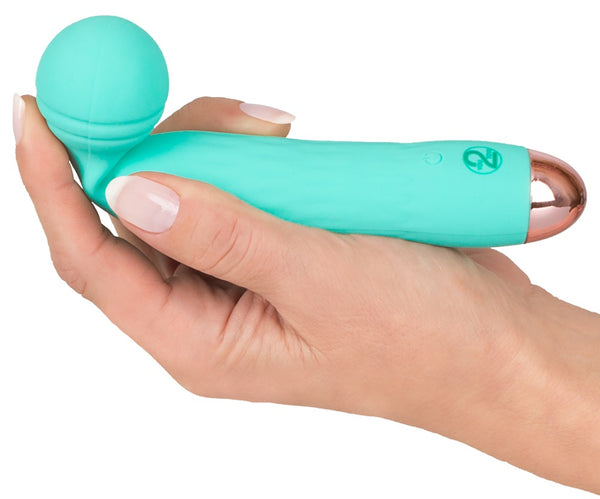 Cuties mini vibrator met gegroefde kop - Groen - Cuties - SKU: 5511470000