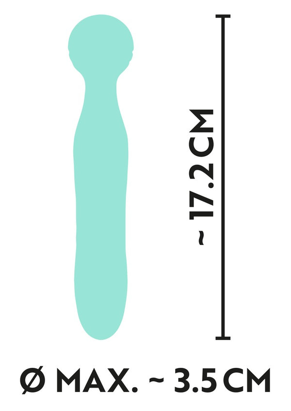 Cuties mini vibrator met gegroefde kop - Groen - Cuties - SKU: 5511470000