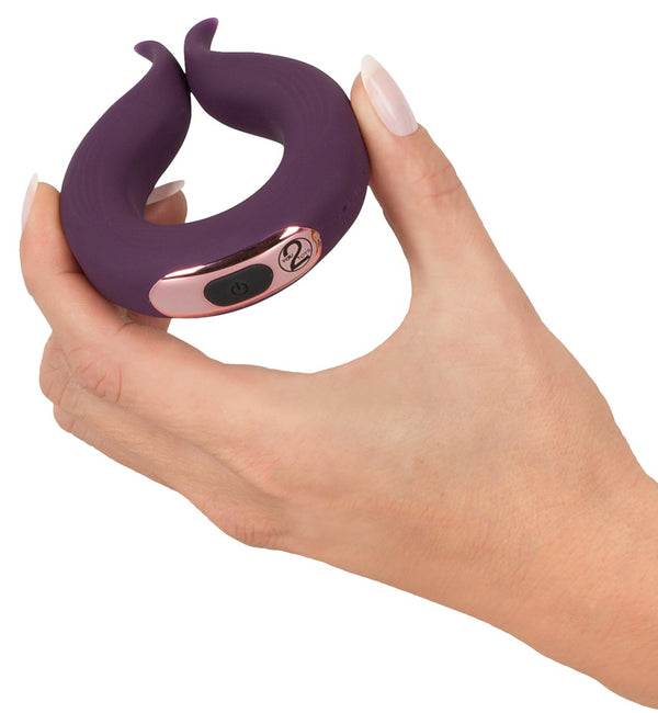 Couples Choice koppelring met 2 motoren - Paars - Couples Choice - SKU: 5514900000