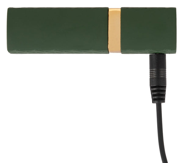Emerald Love lippenstift vibrator ruitpatroon - Groen - Emerald Love - SKU: 5518800000