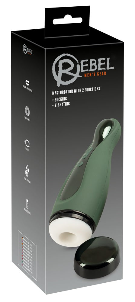 Rebel Masturbator - Groen - Rebel - SKU: 5519610000