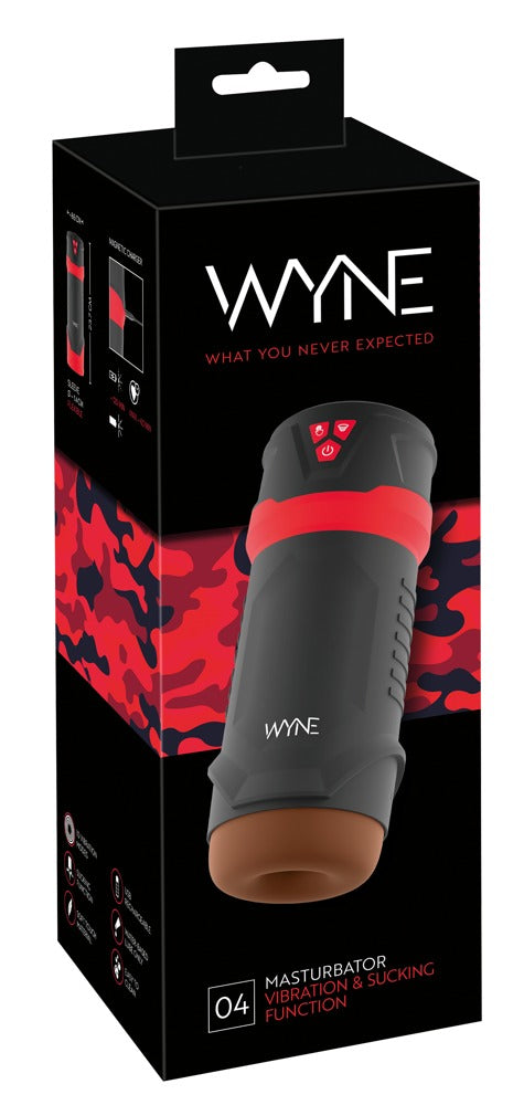 WYNE Negative Pressure Masturbator - Zwart - WYNE - SKU: 5529090000