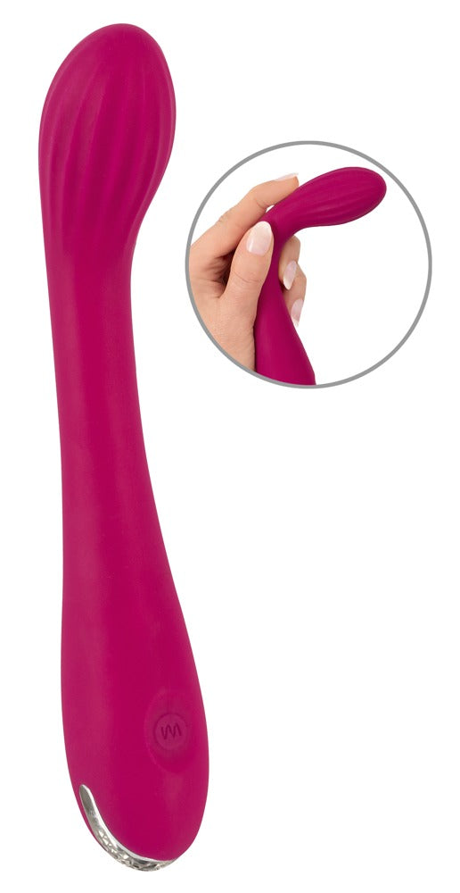 Sweet Smile gebogen G-spot vibrator - Paars - Sweet Smile - SKU: 5529170000