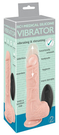 Medical Silicone Vibrator - Huidskleur
