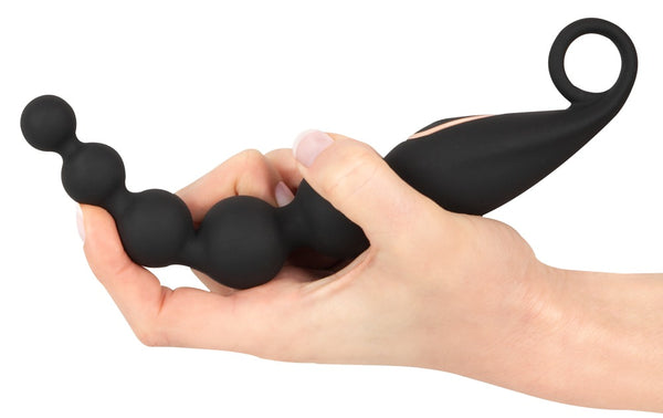 ANOS Anal beads - Zwart - ANOS - SKU: 5529330000