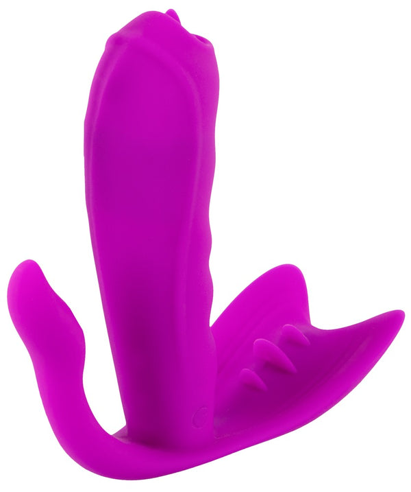 JAVIDA Likkende slip met 3 stimulatoren en warming - Paars - JAVIDA - SKU: 5531150000