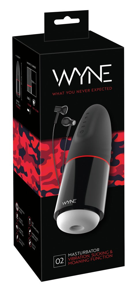 WYNE Masturbator - Zwart - WYNE - SKU: 5534840000