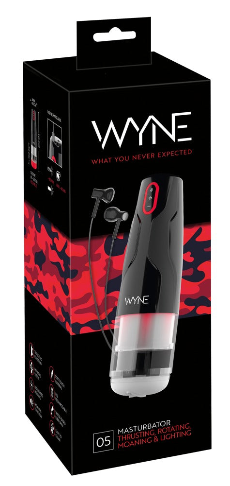 WYNE Masturbator - Zwart - WYNE - SKU: 5534920000