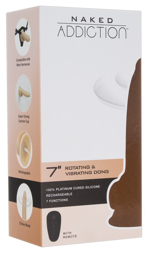 Naked Addiction 7" draaiend - Huidskleur Licht - Naked Addiction - SKU: 5537510000