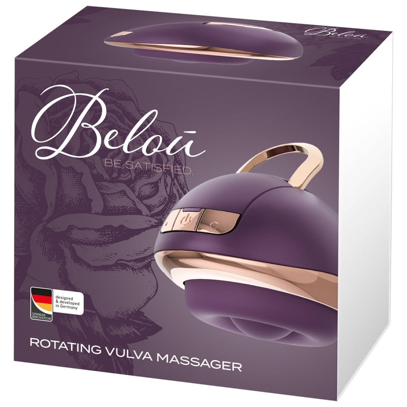 Belou Roterende vulva-massager - Paars