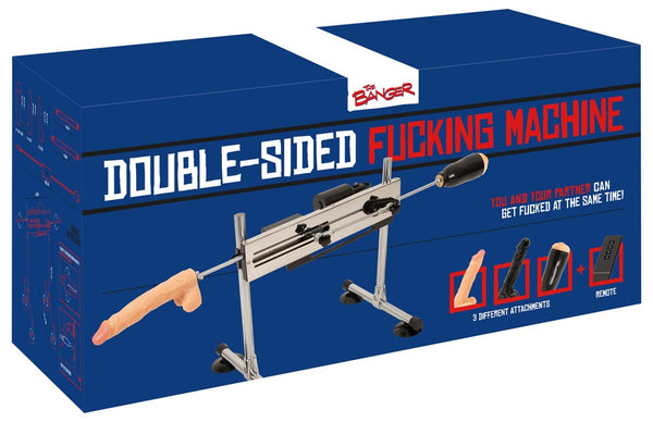 The Banger Double-sided Fucking Machine - Zilver - The Banger - SKU: 5541700000