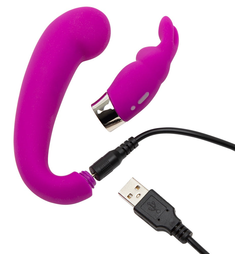 Happyrabbit Mini g-spot curve vibe - Paars