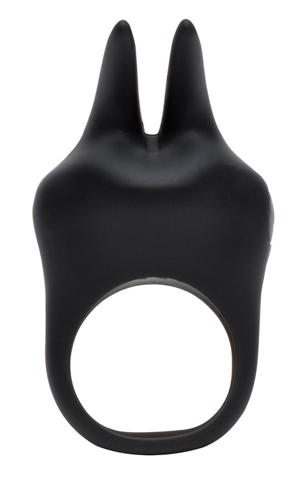 Fifty Shades of Grey vibro-cock ring met konijn - Zwart - Fifty Shades of Grey - SKU: 5544640000