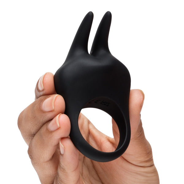 Fifty Shades of Grey vibro-cock ring met konijn - Zwart - Fifty Shades of Grey - SKU: 5544640000