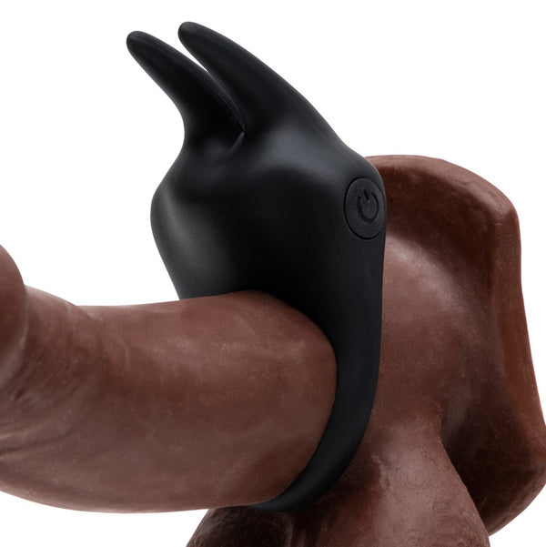 Fifty Shades of Grey vibro-cock ring met konijn - Zwart - Fifty Shades of Grey - SKU: 5544640000