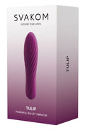 SVAKOM Tulp vibrator met gegroefd ontwerp - Zwart