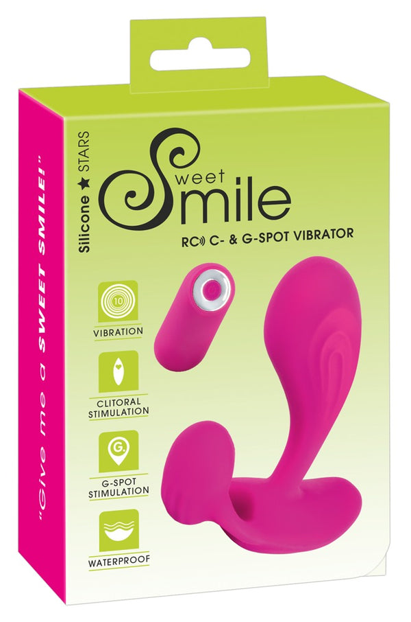 Sweet Smile G-spot vibrator RC C & - Roze - Sweet Smile - SKU: 5547820000