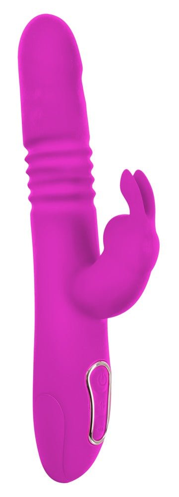 Sweet Smile Thrusting Pearl Rabbit vibrator - Roze - Sweet Smile - SKU: 5548040000