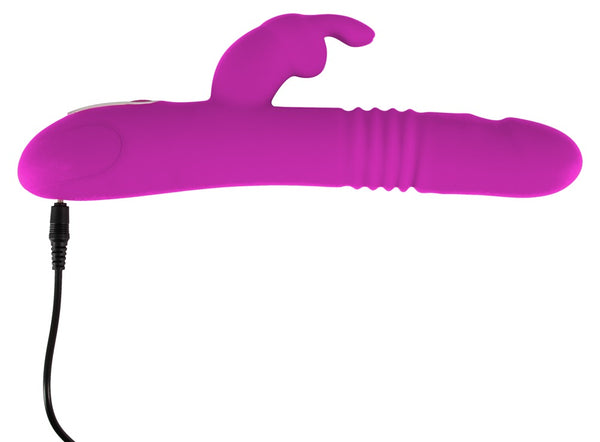 Sweet Smile Thrusting Pearl Rabbit vibrator - Roze - Sweet Smile - SKU: 5548040000