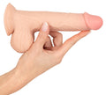 Nature Skin Dildo met beweegbare huid - Huidskleur Licht