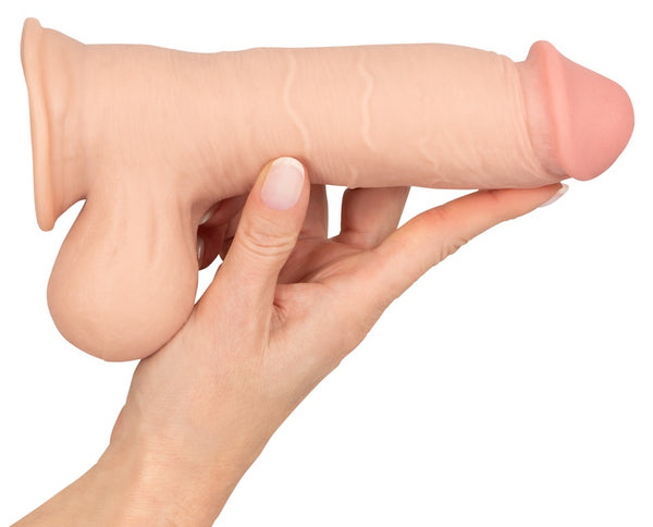 Nature Skin flexibele dildo - Huidskleur Licht - Nature Skin - SKU: 5548200000