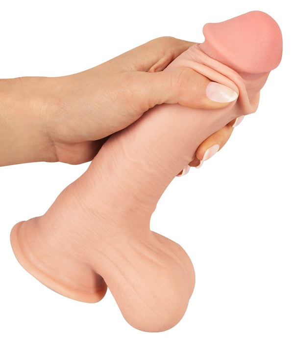 Nature Skin flexibele dildo - Huidskleur Licht - Nature Skin - SKU: 5548200000