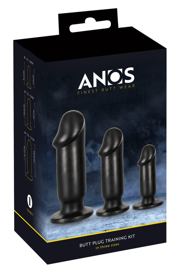 ANOS Buttplug - Zwart - ANOS - SKU: 5548470000
