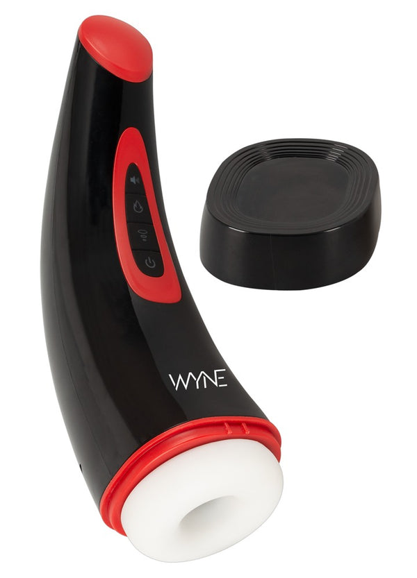WYNE masturbator met kreuntjes - Zwart - WYNE - SKU: 5548980000