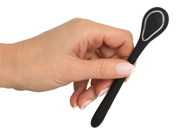 Penisplug Buigbare urethrale dilator - Zwart - Penisplug - SKU: 5551500000