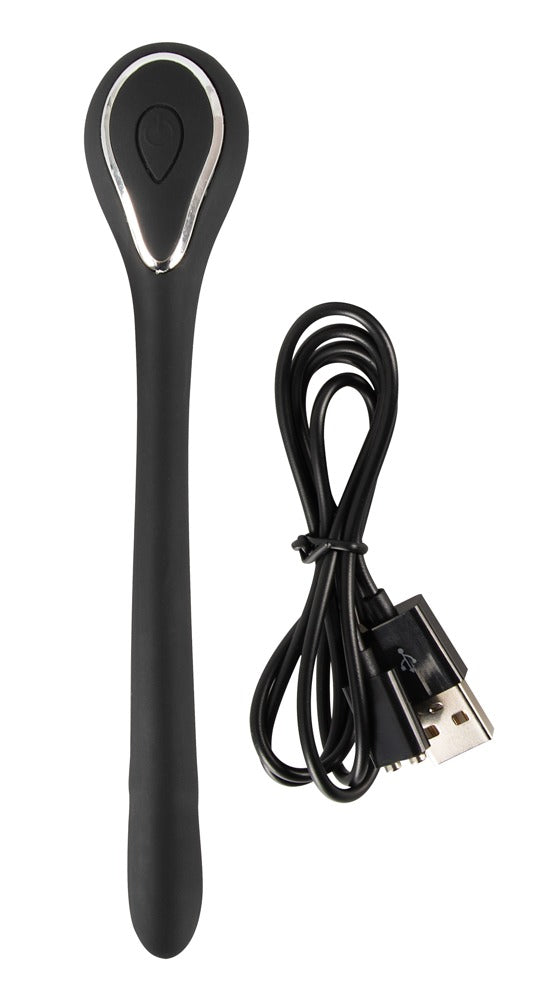 Penisplug Buigbare urethrale dilator - Zwart - Penisplug - SKU: 5551500000