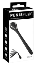 Penisplug Vibrerende dilator - Zwart