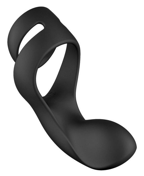 SVAKOM penis- en balring met perineumvibrator - Zwart - SVAKOM - SKU: 5554600000