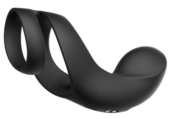 SVAKOM penis- en balring met perineumvibrator - Zwart - SVAKOM - SKU: 5554600000