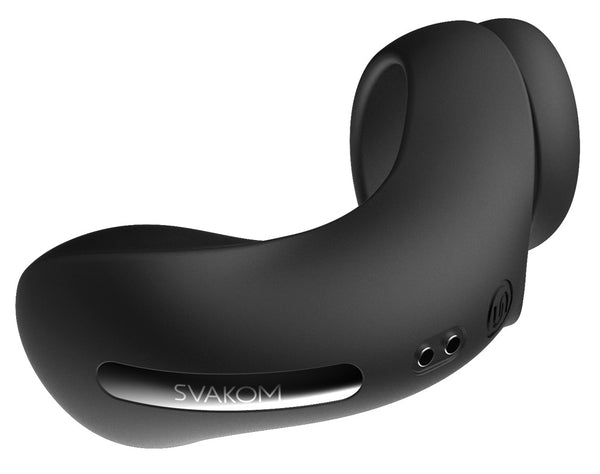 SVAKOM penis- en balring met perineumvibrator - Zwart - SVAKOM - SKU: 5554600000