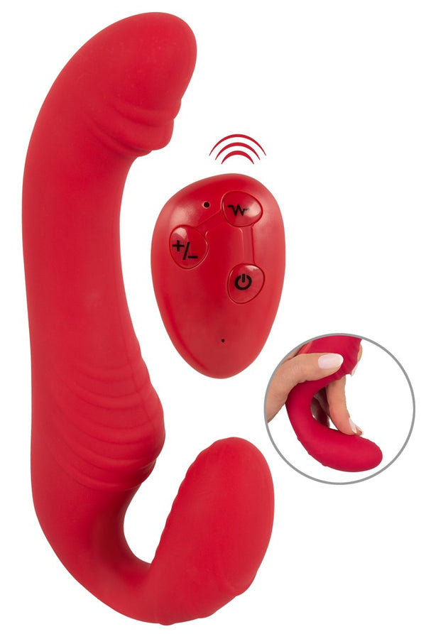 Strapless Strap-On You2Toys Strap-on - Rood - Strapless Strap-On - SKU: 5555500000