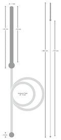 Penisplug Dilator - Zwart