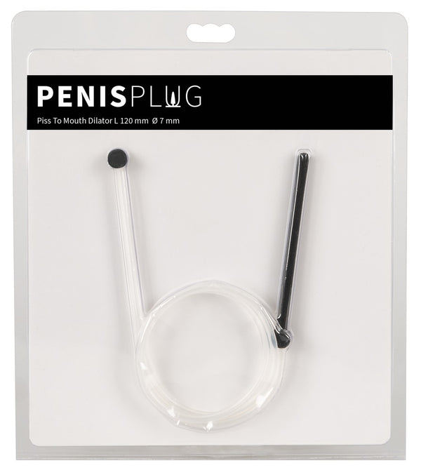 Penisplug Piss To Mouth Dilator dilator - Zwart - Penisplug - SKU: 5563350000