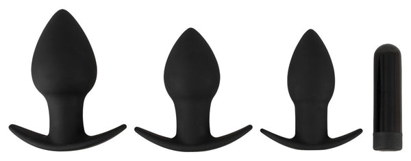 Black Velvets Butt plug set - Zwart - Black Velvets - SKU: 5563510000