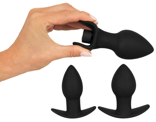 Black Velvets Butt plug set - Zwart - Black Velvets - SKU: 5563510000