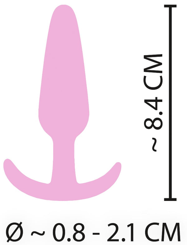 Cuties Mini butt plug - Roze - Cuties - SKU: 5568580000