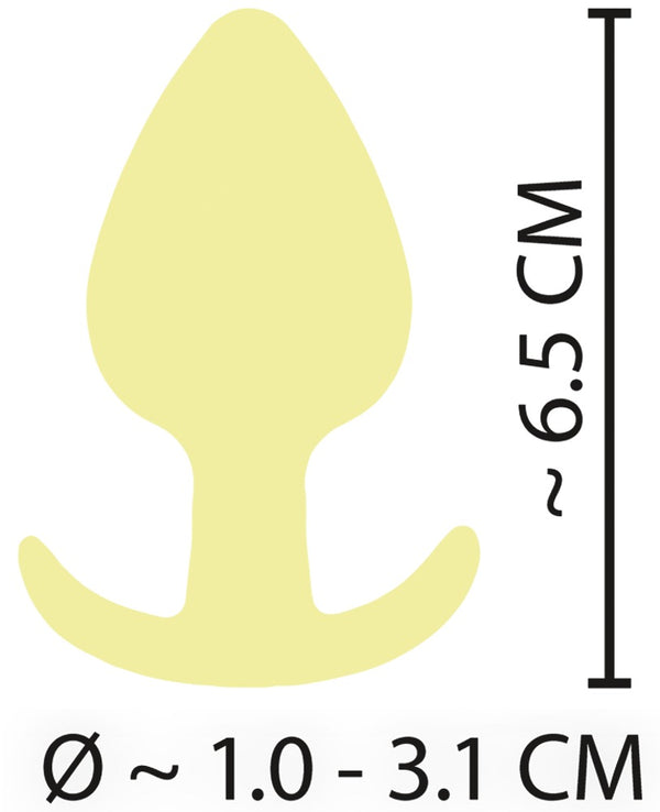 Cuties Mini Butt Plug buttplug - Geel - Cuties - SKU: 5569120000