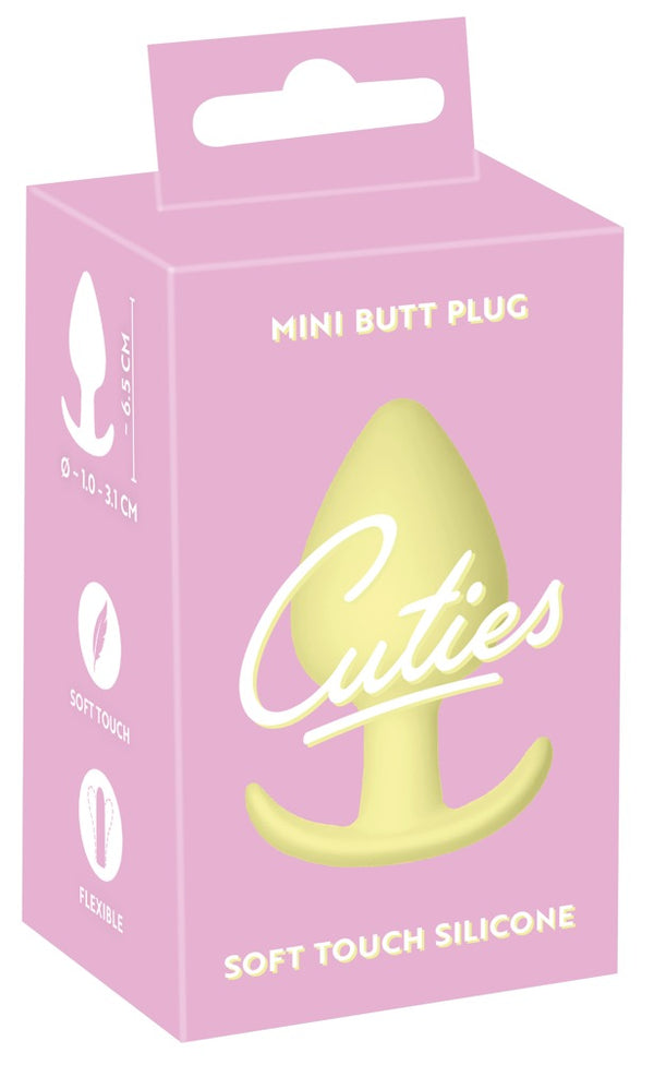 Cuties Mini Butt Plug buttplug - Geel - Cuties - SKU: 5569120000