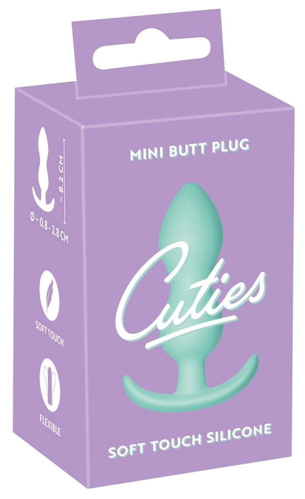 Cuties Mini butt plug - Groen - Cuties - SKU: 5569390000