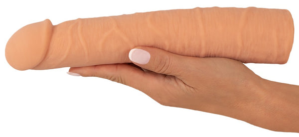 Nature Skin penis sleeve 7 cm langer - Huidskleur Licht - Nature Skin - SKU: 5570480000