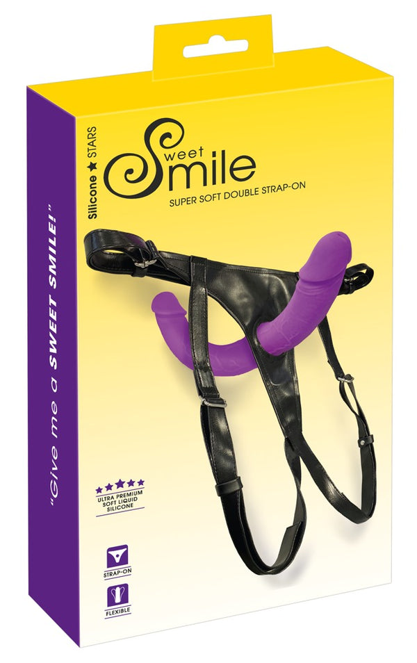 Sweet Smile Strap-on - Paars - Sweet Smile - SKU: 5578200000