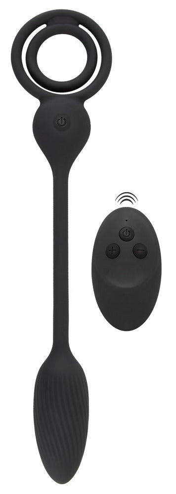 Cock en Ball Ring met een RC Butt Plug - Rebel - SKU: 5580010000