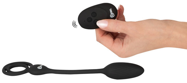 Cock en Ball Ring met een RC Butt Plug - Rebel - SKU: 5580010000