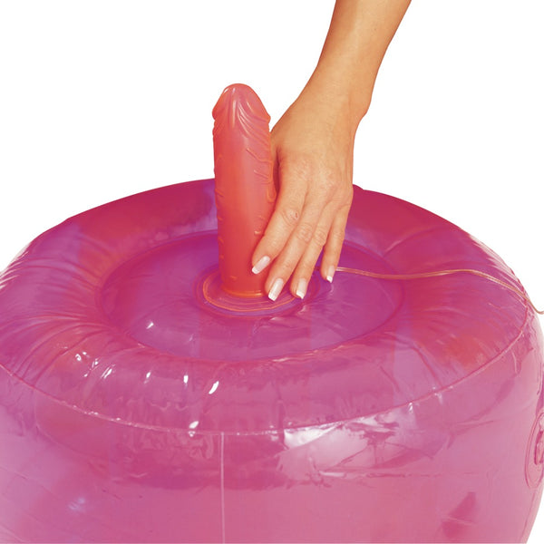 You2Toys opblaasbare vibrerende stoel - Roze - You2Toys - SKU: 5592020000